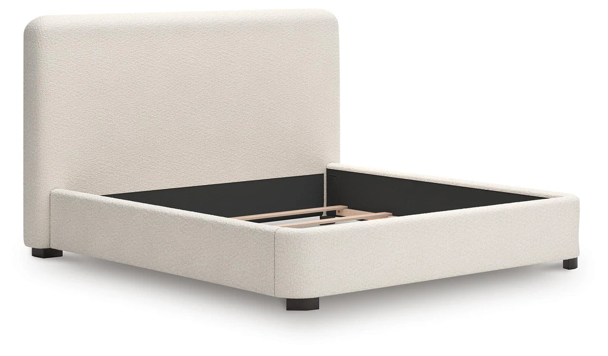 Whittgate Queen Upholstered Bed with Boxes - Al Rugaib Furniture