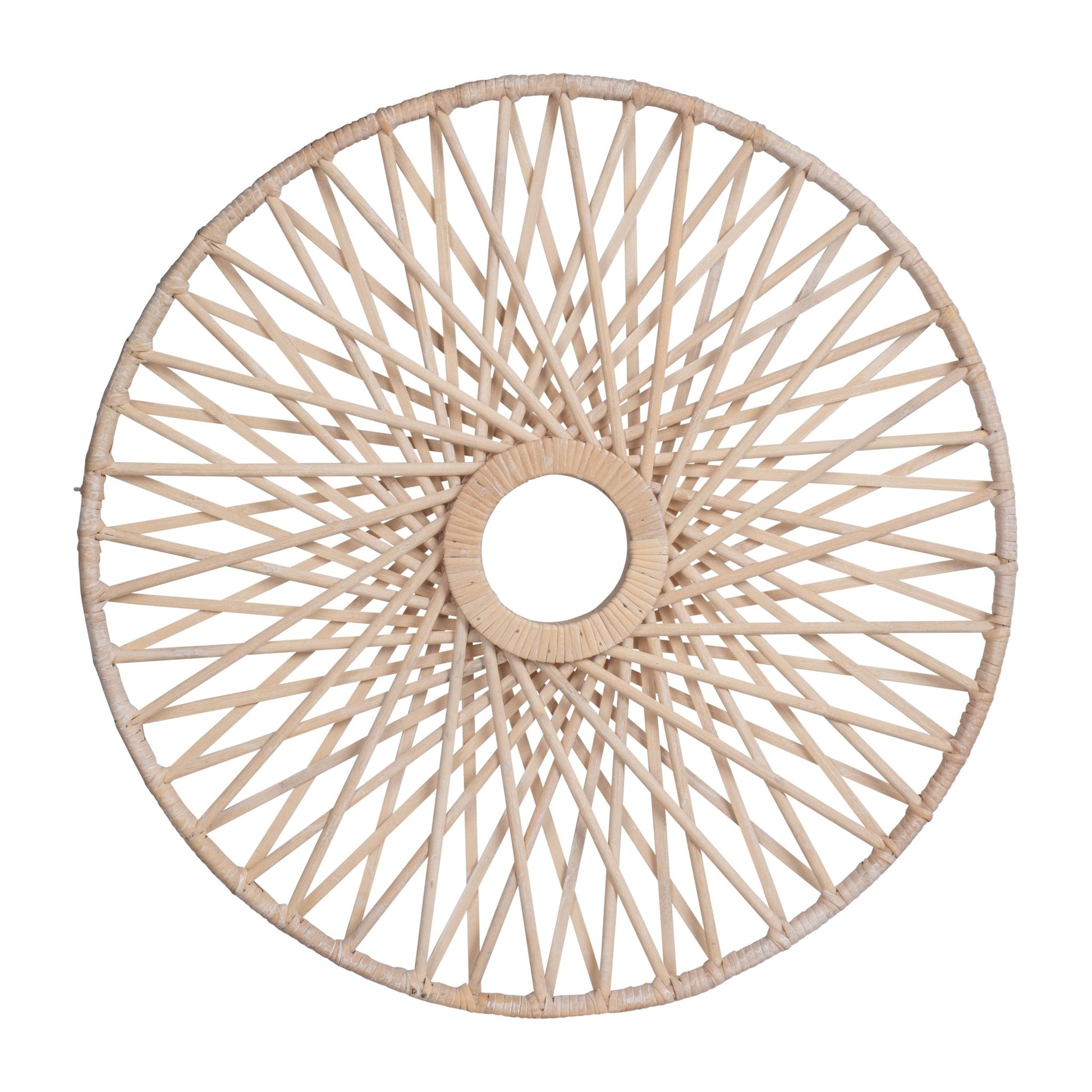 WICKER, 24", WALL ACCENT, NATURAL Wall Decors| Sagebrook Home