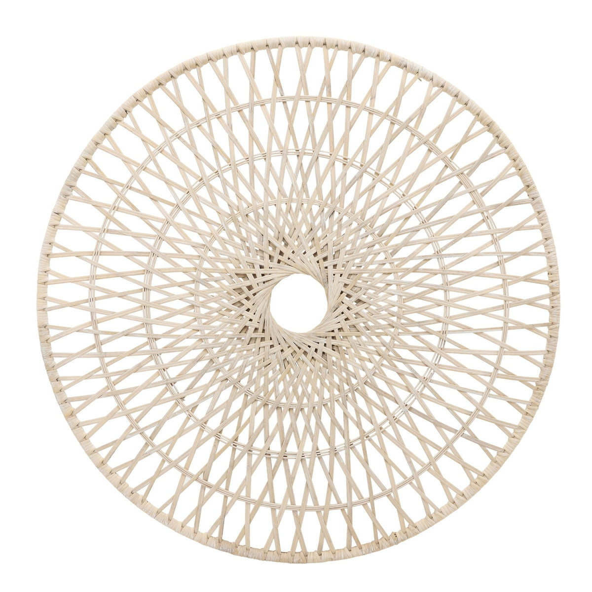 WICKER, 36", ROUND WALL ACCENT, NATURAL Wall Decors| Sagebrook Home