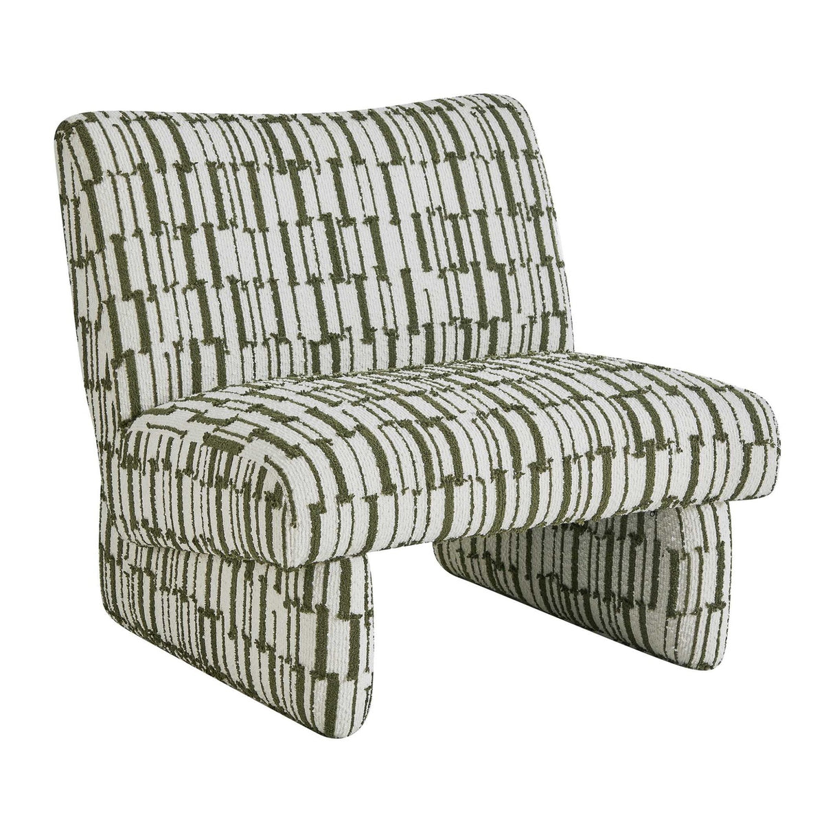 Willa Green White Accent Chair Chairs| Uttermost