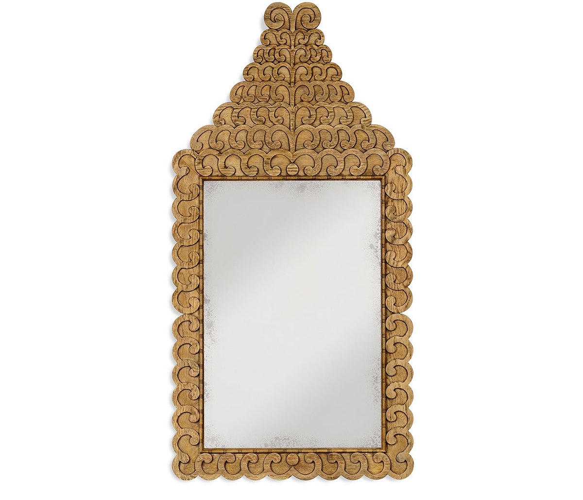 William Yeoward Collected - Country House Chic - Arlington Washed Oak Mirror Mirrors| Jonathan Charles