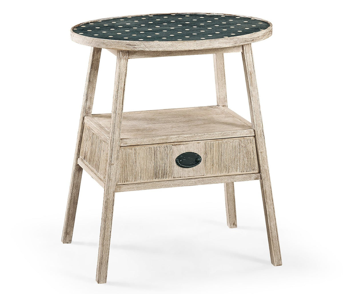 William Yeoward Collected - Country House Chic - Bywater Washed Acacia Side Table Accent & End Tables| Jonathan Charles