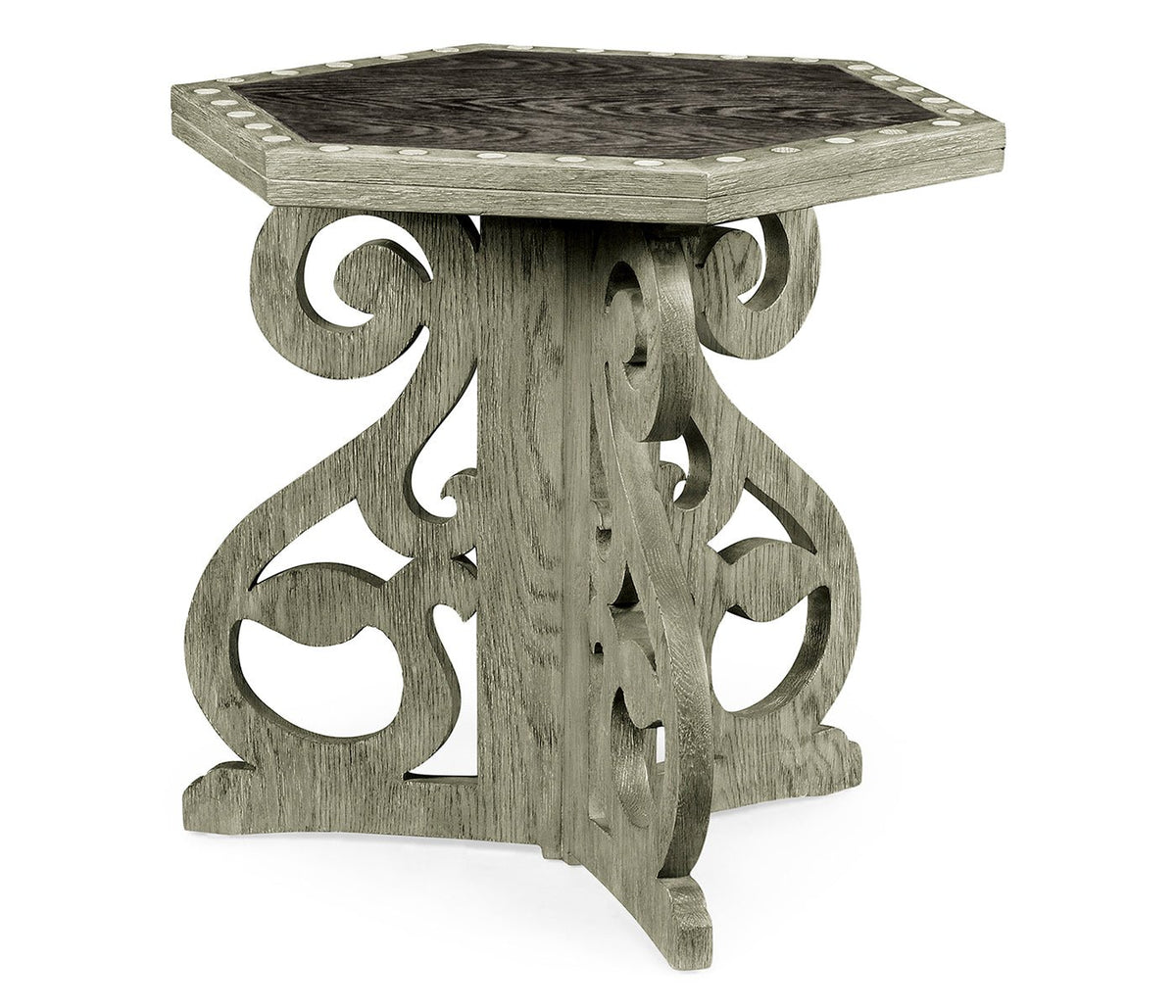 William Yeoward Collected - Country House Chic - Collamore Charcoal Oak Table Accent & End Tables| Jonathan Charles
