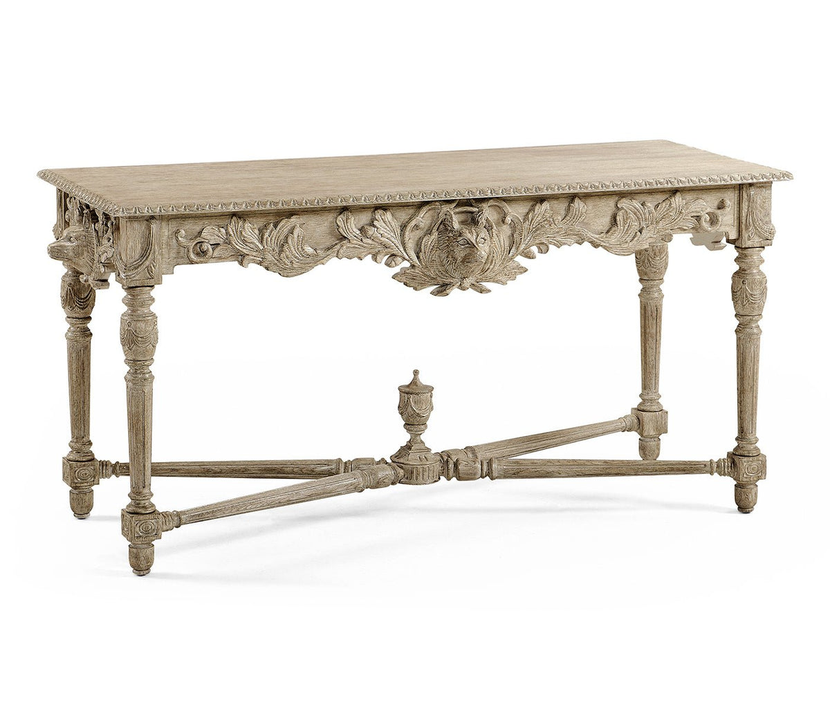 William Yeoward Collected - Country House Chic - Godwyn Grey Oak Console Table Consoles & Sideboards| Jonathan Charles