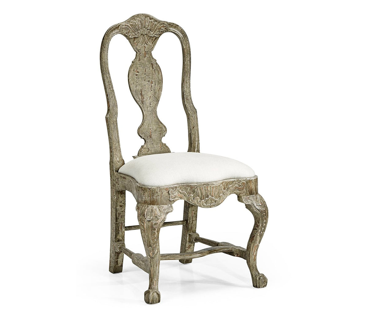 William Yeoward Collected - Country House Chic - Jacob Country Distressed Dining Chair Dining Chairs| Jonathan Charles