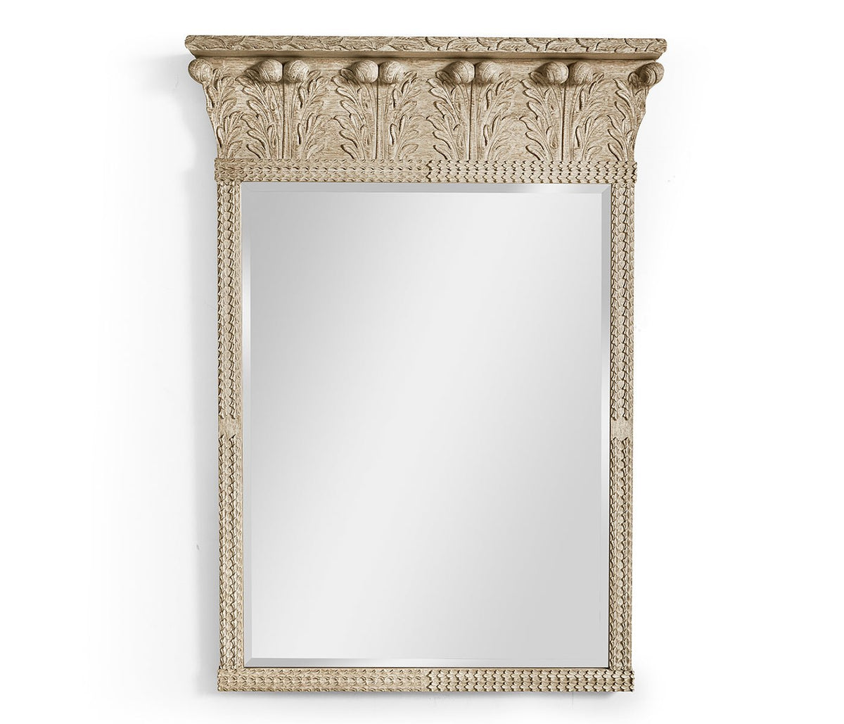 William Yeoward Collected - Country House Chic - Rothesay Venetian White Oak Mirror Ground Decors| Jonathan Charles