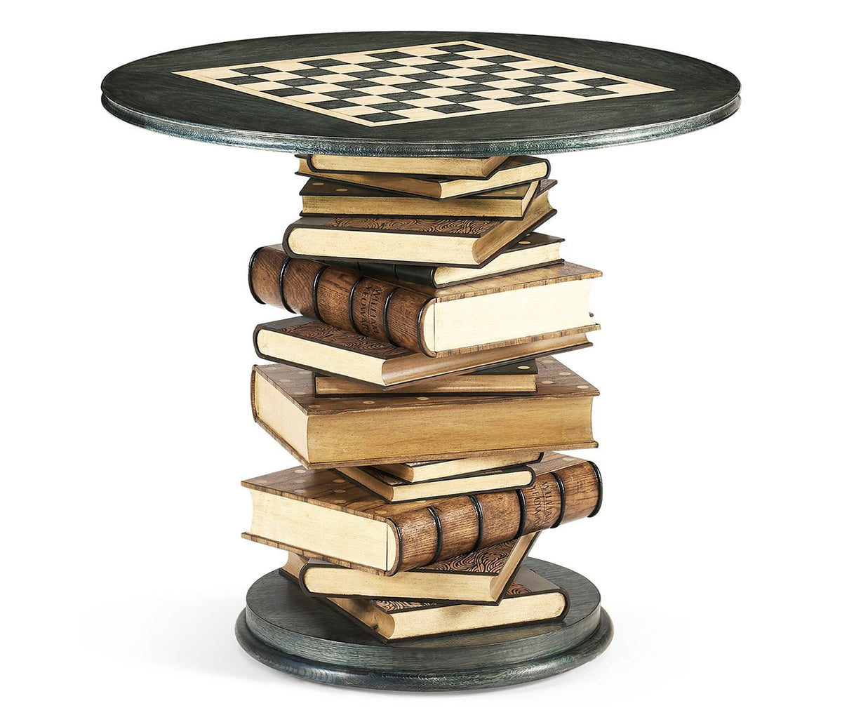 William Yeoward Collected - Country House Chic - Tenbury Navy Oak Game Table Ground Decors| Jonathan Charles