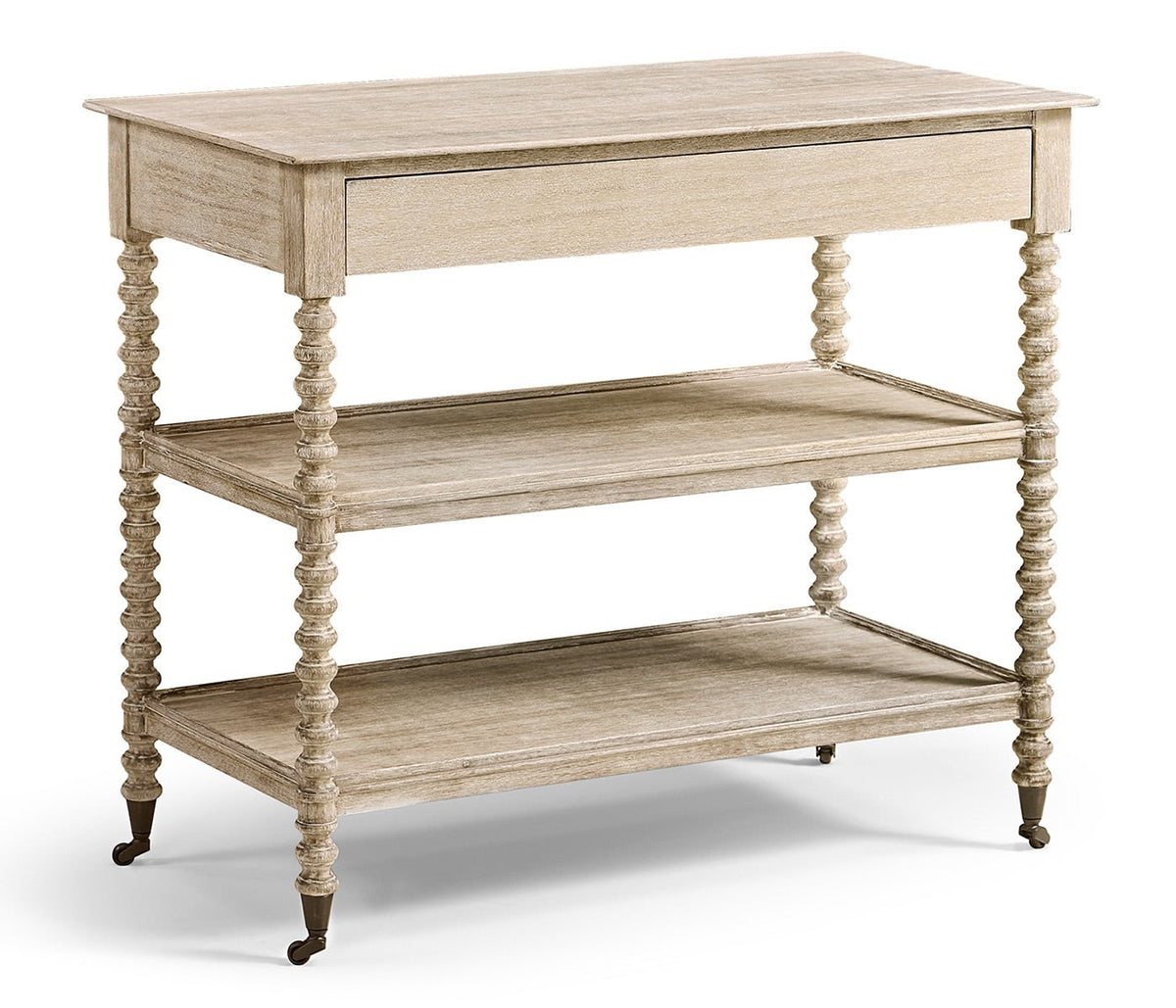 William Yeoward Collected - Country House Chic - Tormarton Washed Acacia End Table Accent & End Tables| Jonathan Charles