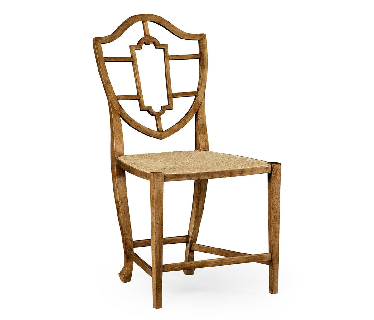 William Yeoward Collected - Uptown Classic - Aveburn Grey Fruitwood Side Chair Ground Decors| Jonathan Charles