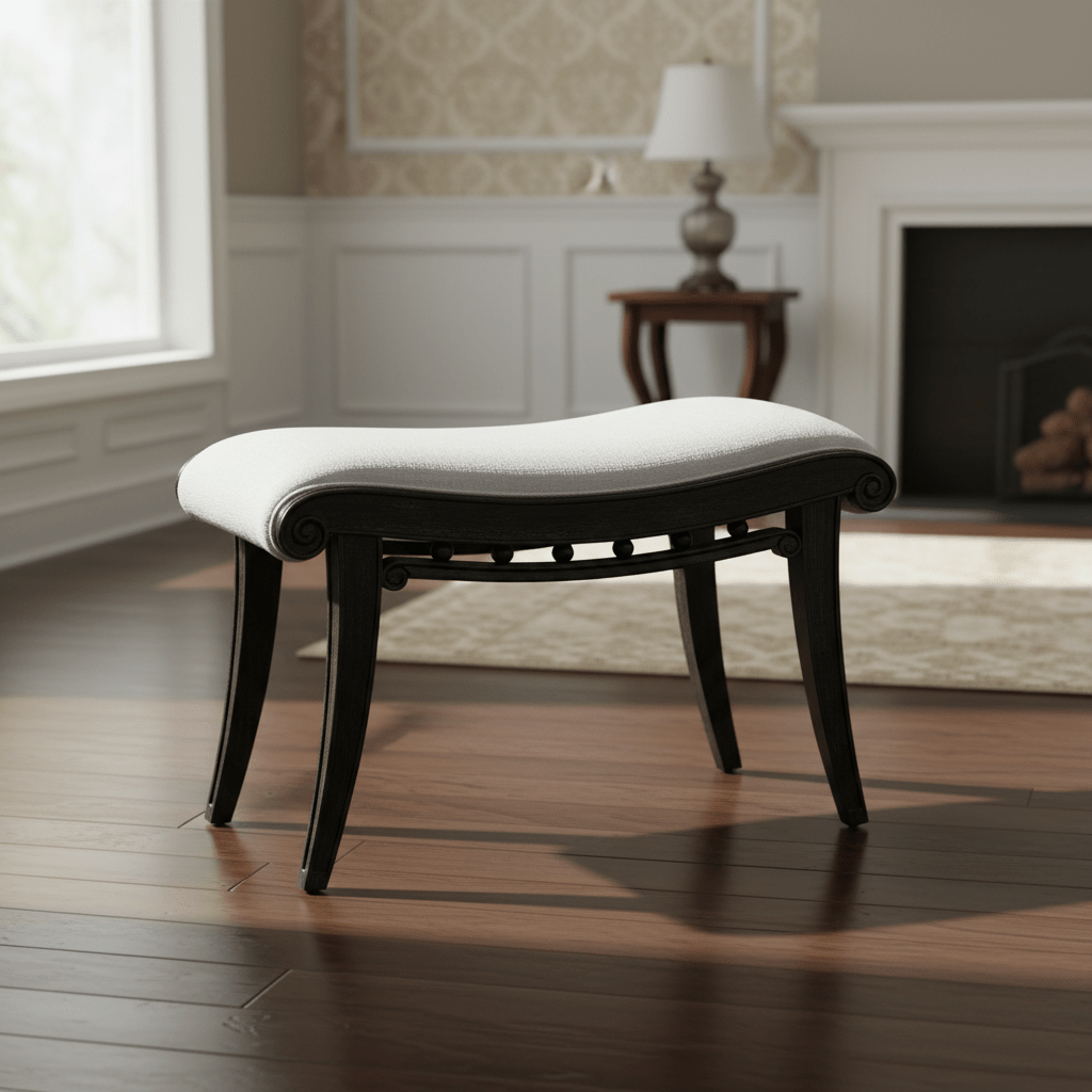 William Yeoward Collected - Uptown Classic - Imogen's Dusty Charcoal Bench Ottomans| Jonathan Charles