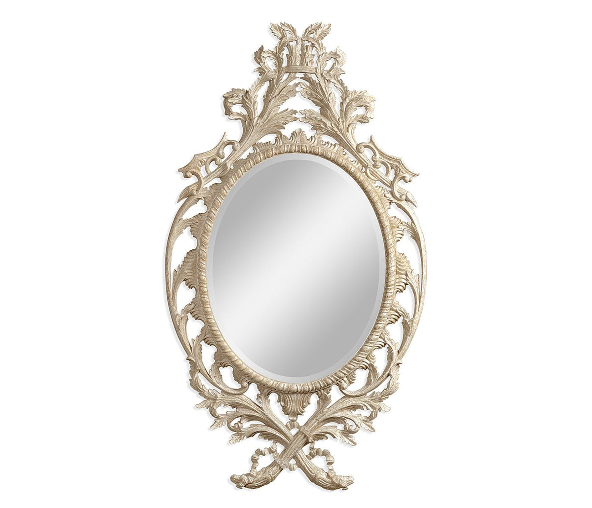 William Yeoward Collected - Uptown Classic - Leicester Venetian White Oak Mirror Mirrors| Jonathan Charles