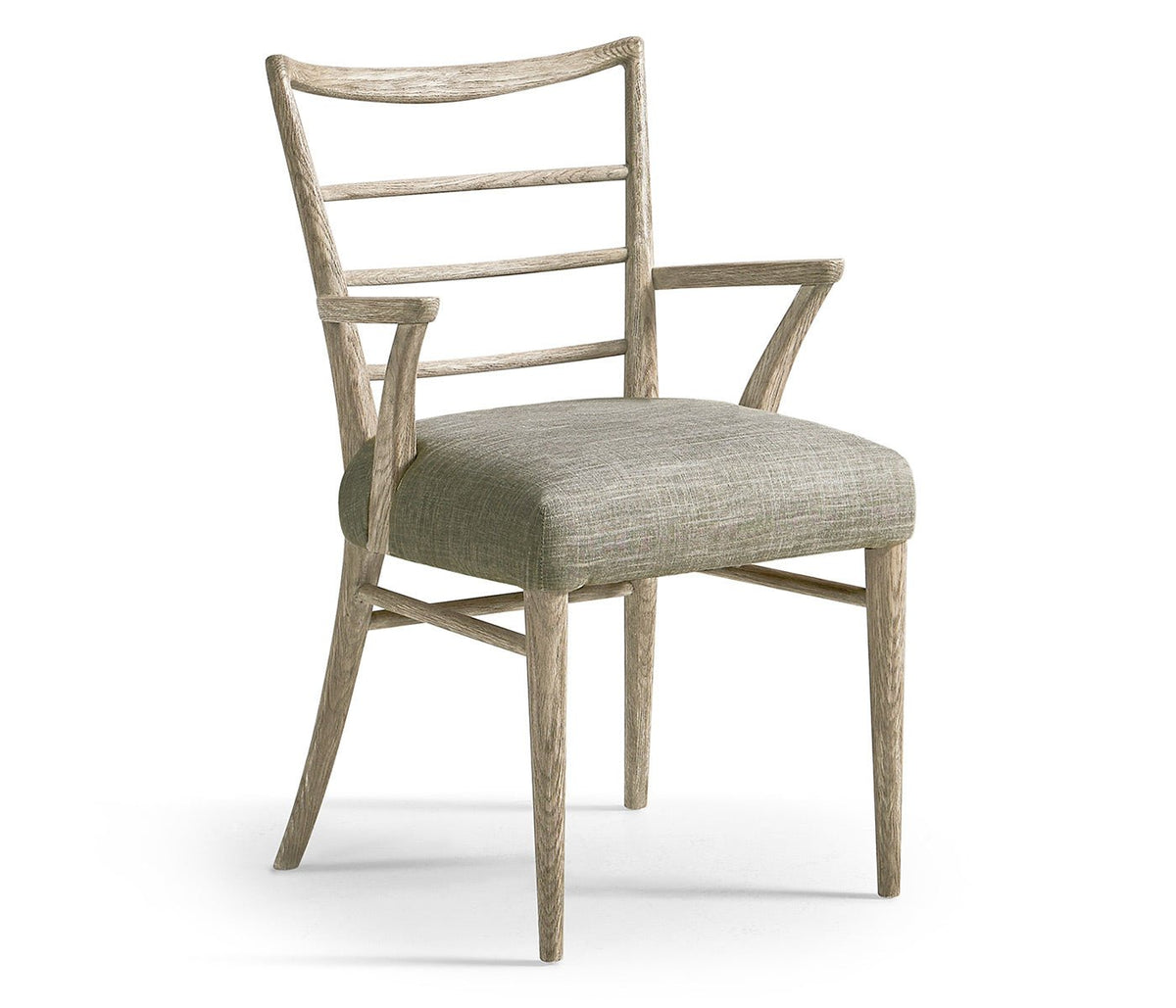 William Yeoward Collected - Urban Cool - Pensacola Grey Oak Dining Arm Chair Ground Decors| Jonathan Charles