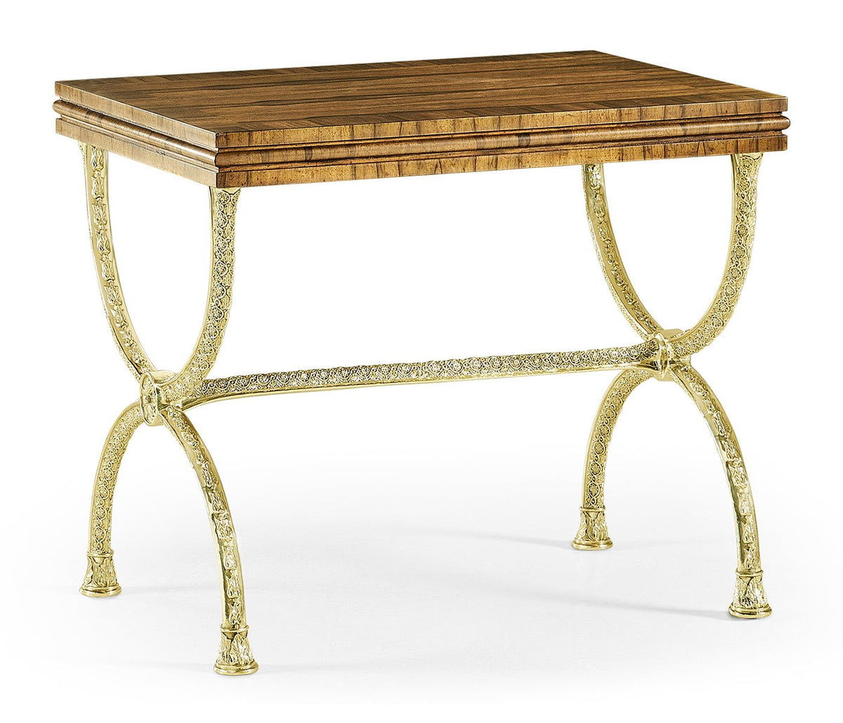 Windsor Collection - Argentinian walnut rectangular side table Accent & End Tables| Jonathan Charles