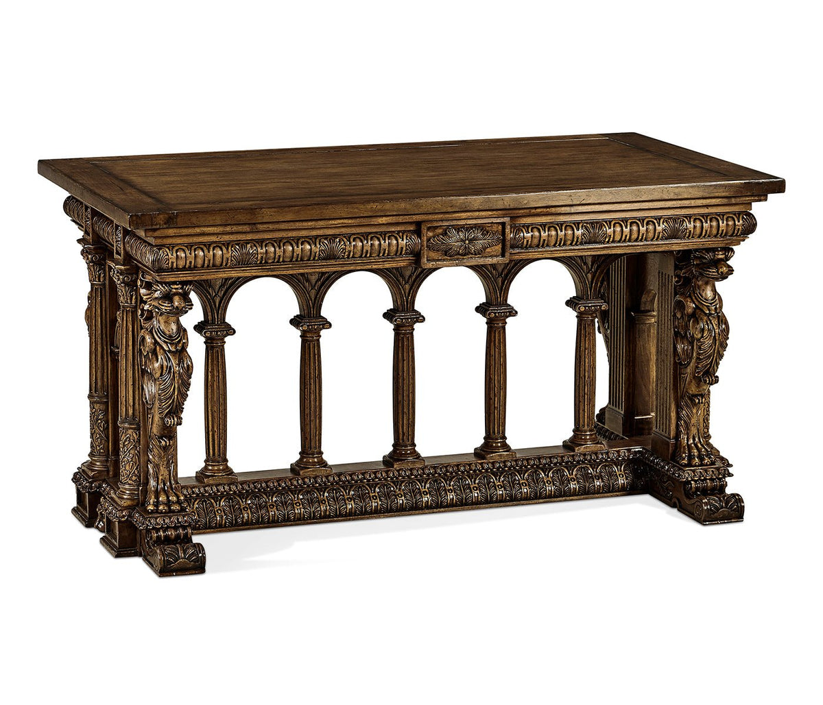 Windsor Collection - French renaissance style library table Accent & End Tables| Jonathan Charles