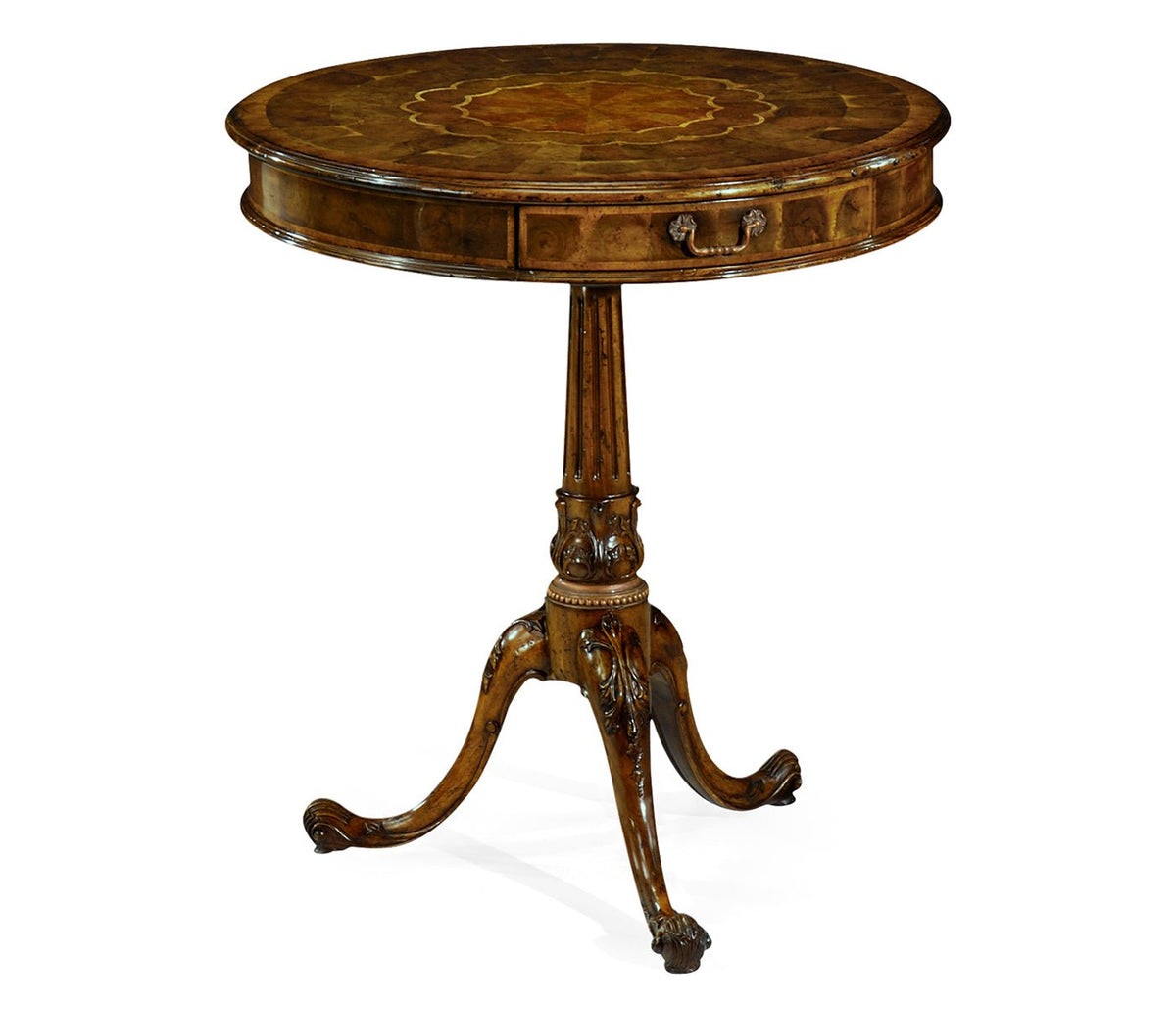 Windsor Collection - Oyster veneer lamp table Accent & End Tables| Jonathan Charles