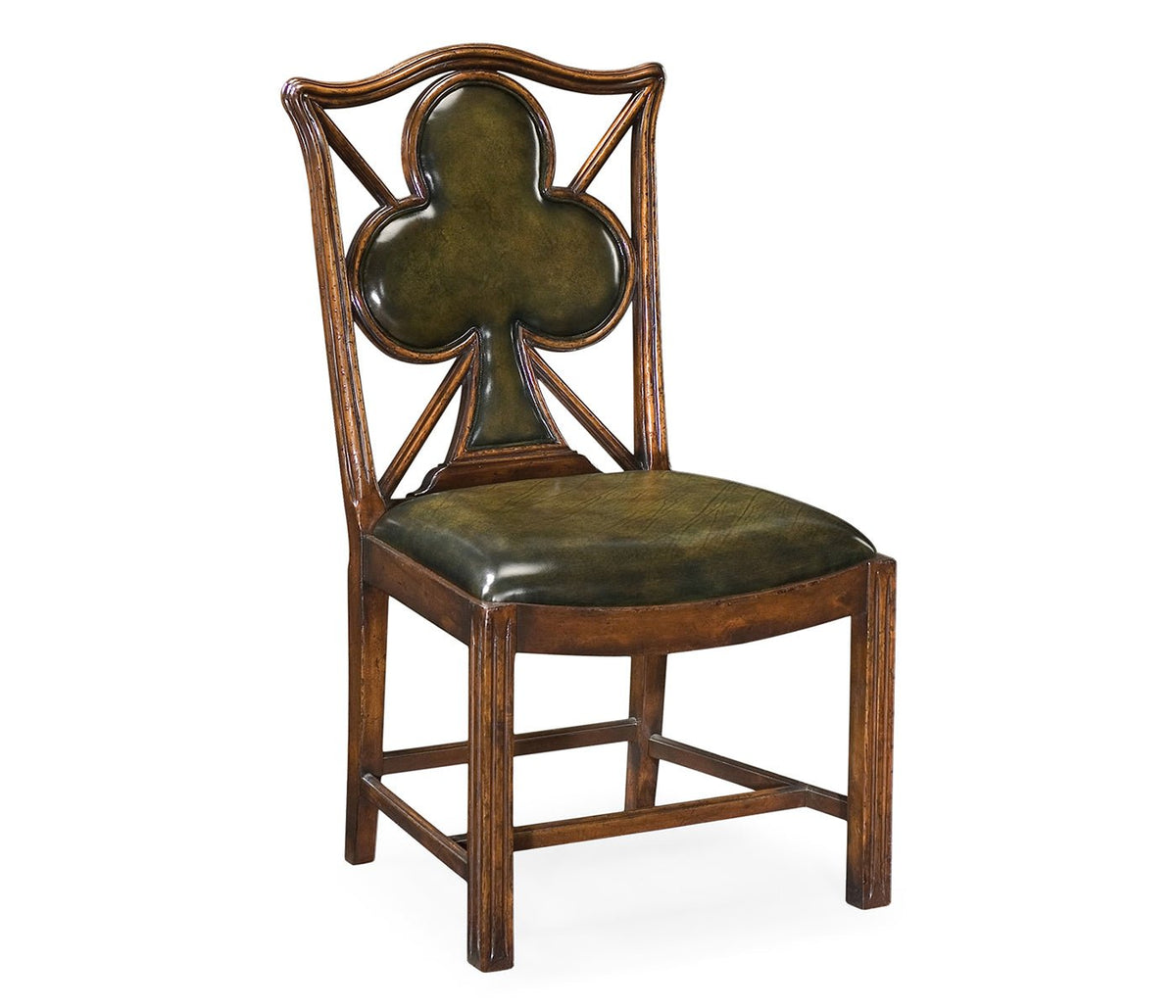 Windsor Collection - Playing Card "Club" Side Chair Dining Chairs| Jonathan Charles