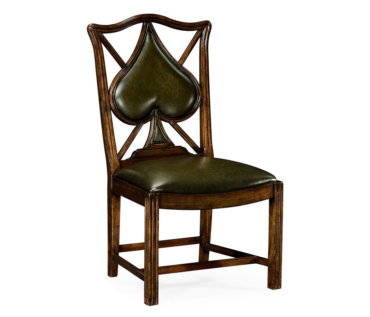 Windsor Collection - Playing Card "Spade" Side Chair Dining Chairs| Jonathan Charles