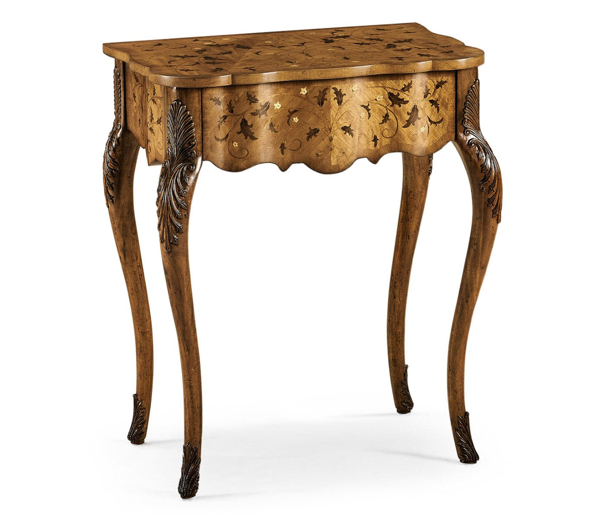 Windsor Collection - Small marquetry side table Accent & End Tables| Jonathan Charles