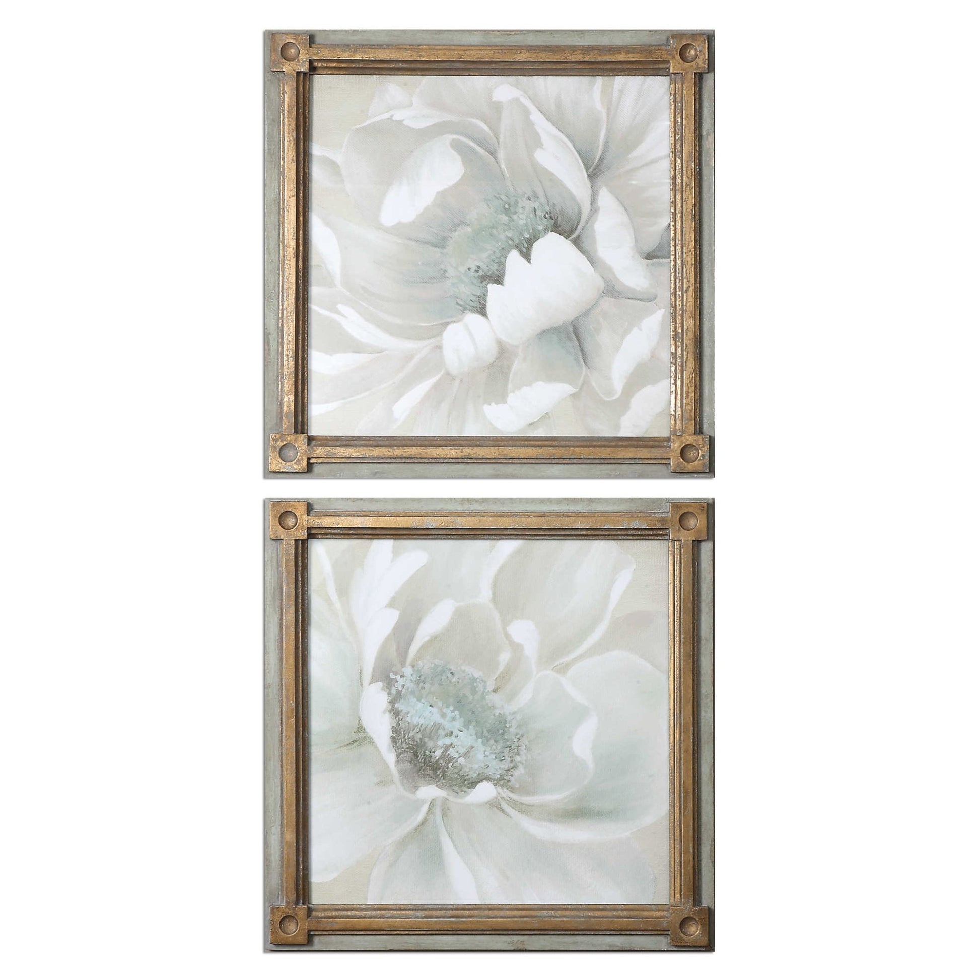Winter Blooms Prints, S/2 Wall Art| Uttermost
