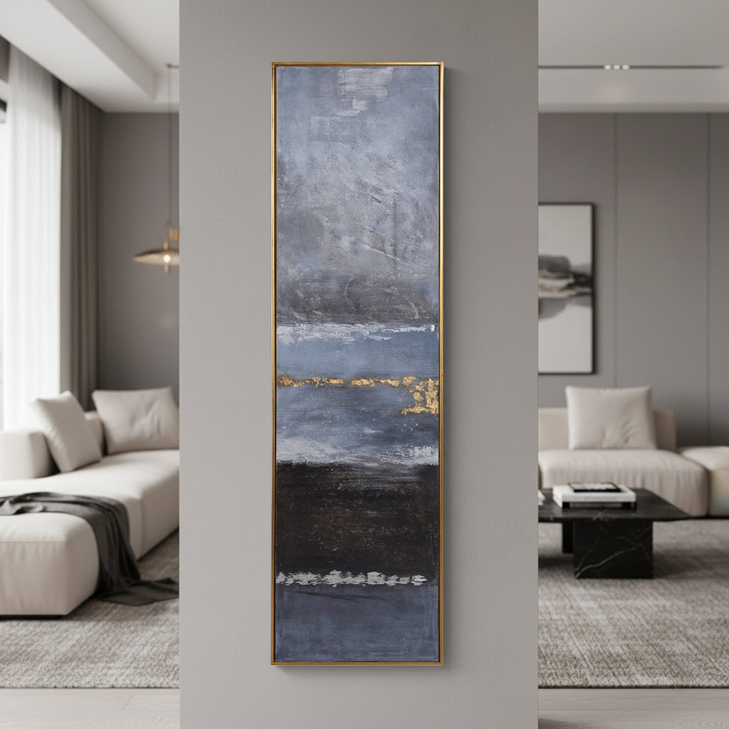 Winter Sea Scape Hand Painted Canvas Hp Wall Art| Uttermost