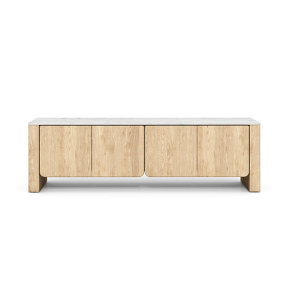 Wire Brushed TV Unit - Al Rugaib Furniture