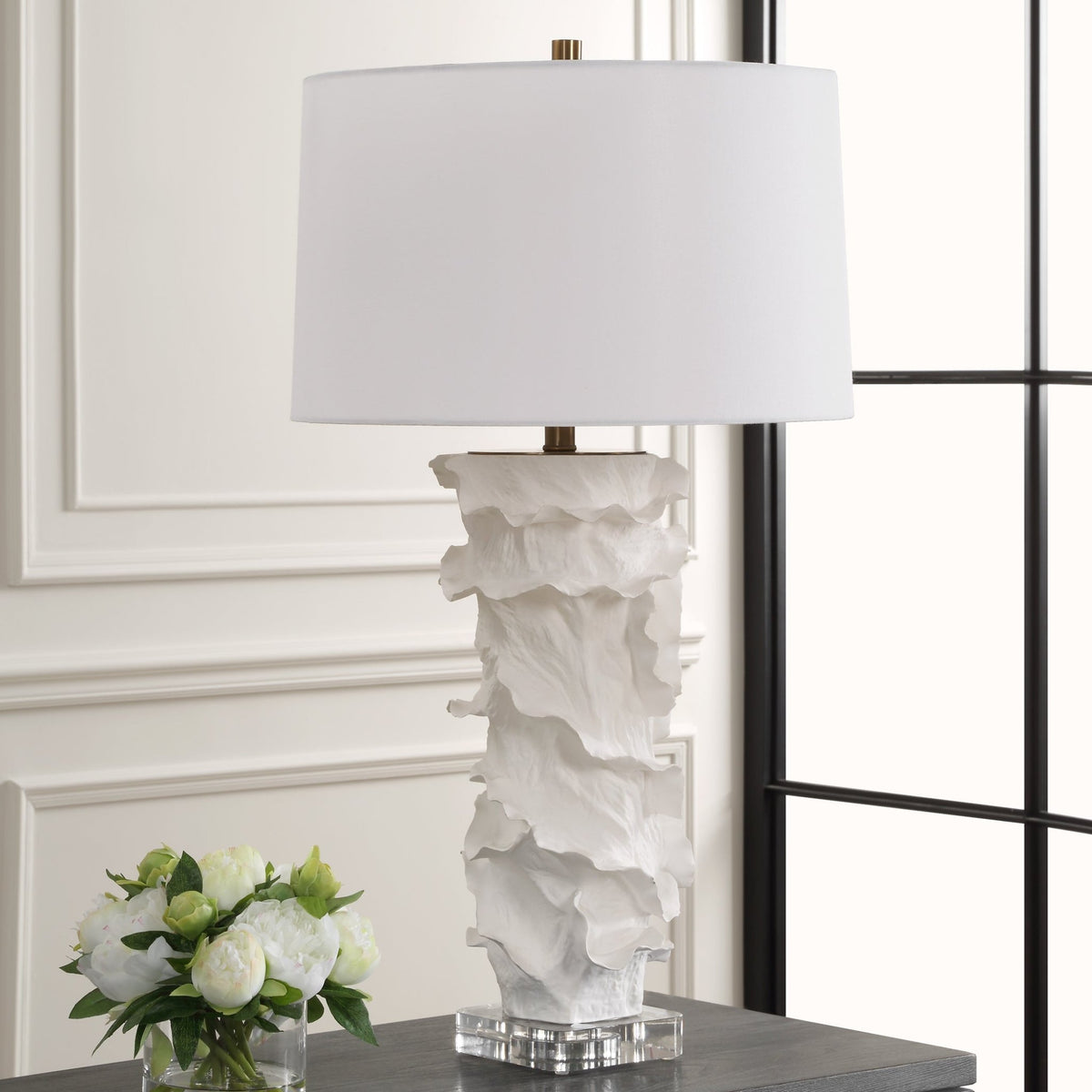Wisp White Table Lamp Table Lamps| Uttermost