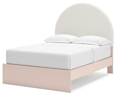Wistenpine Full Upholstered Panel Bed - Al Rugaib Furniture