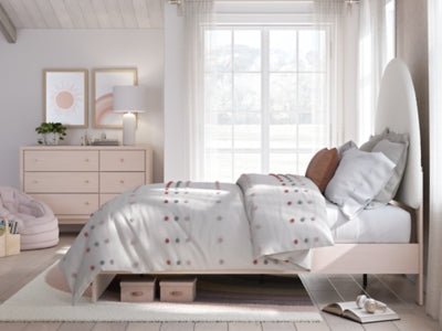 Wistenpine Full Upholstered Panel Bed Beds| Ashley Homestore