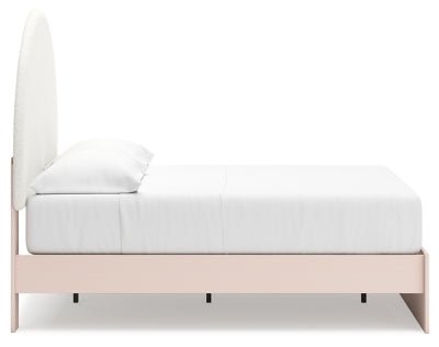 Wistenpine Full Upholstered Panel Bed - Al Rugaib Furniture