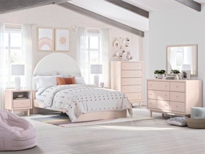 Wistenpine Full Upholstered Panel Bed Beds| Ashley Homestore