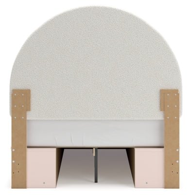 Wistenpine Full Upholstered Panel Bed with Storage Beds| Ashley Homestore