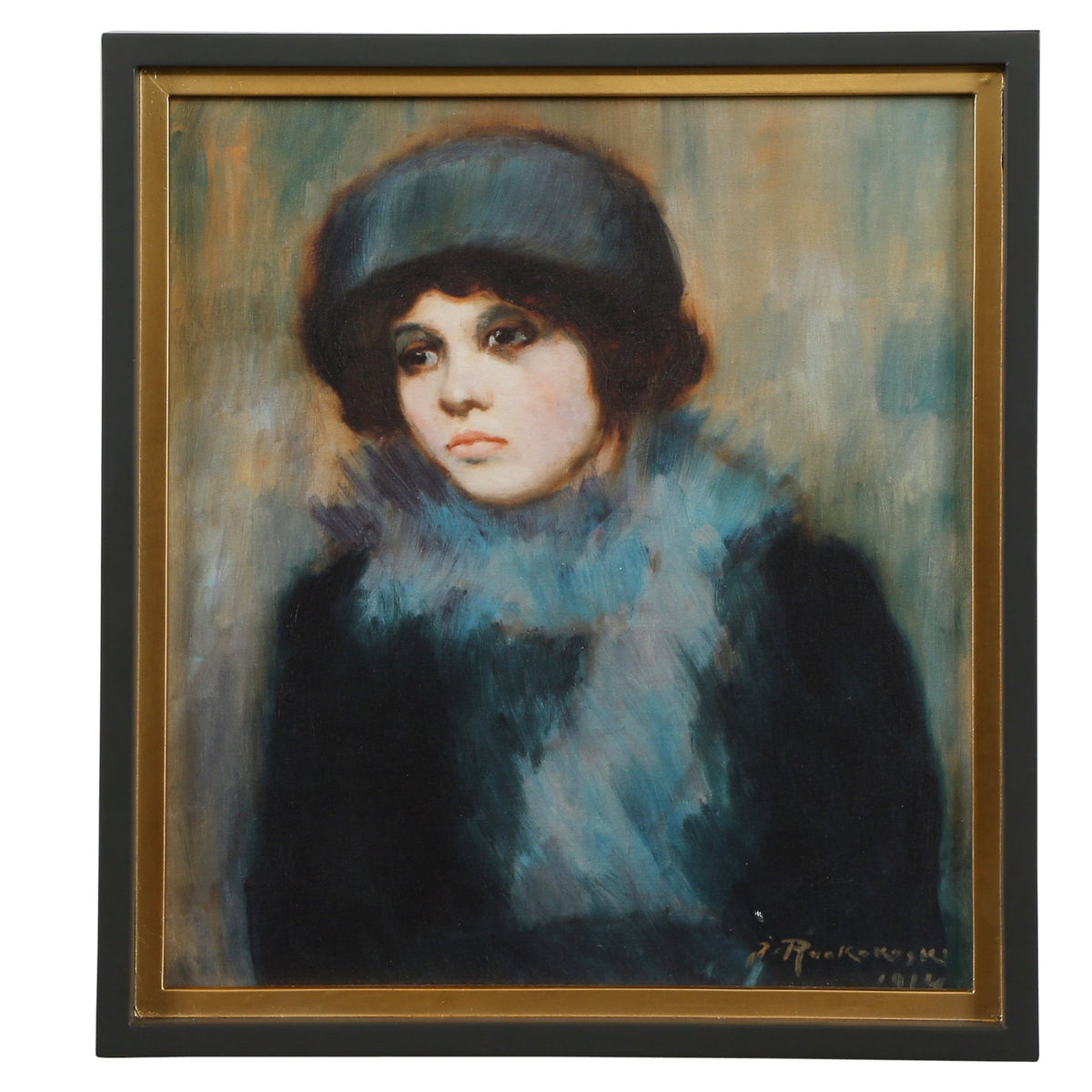 Woman, 1914 Framed Canvas Table Decors| Uttermost