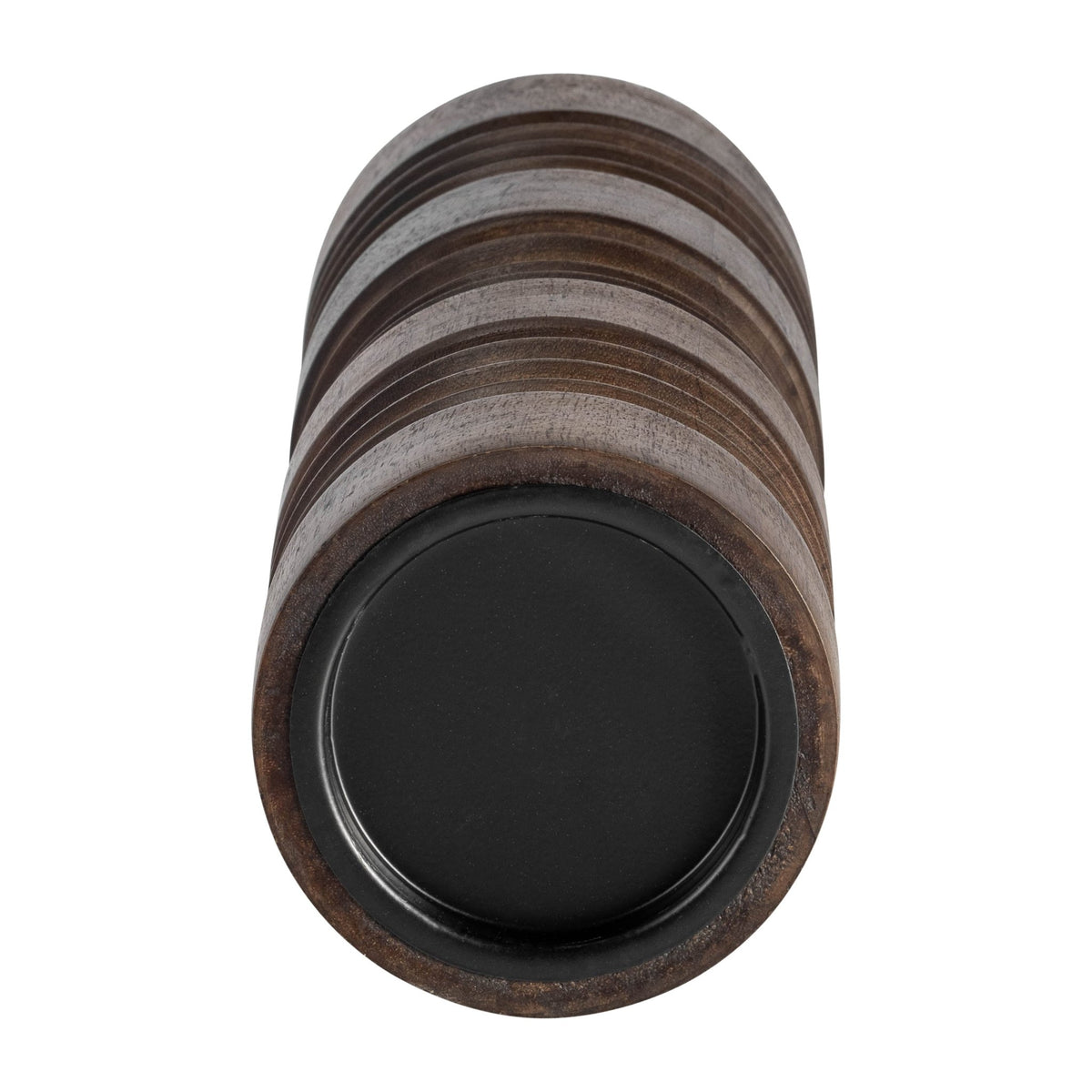 Wood, 10"H Accordion Candle Holder, Brown Candle Holders| Sagebrook Home