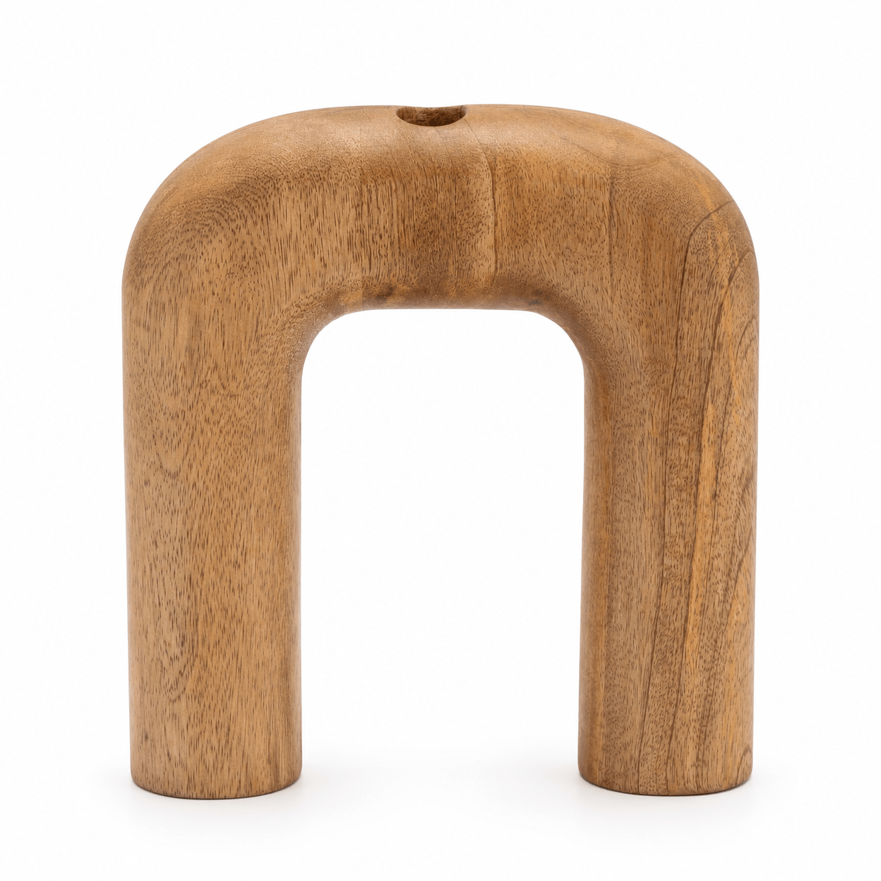 Wood, 10"H Horseshoe Vase, Brown Vases and Jars| Sagebrook Home