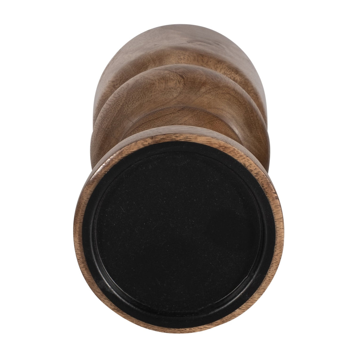 WOOD, 12" TRADITIONAL PILLAR CANDLEHOLDER, NATURAL Candle Holders| Sagebrook Home