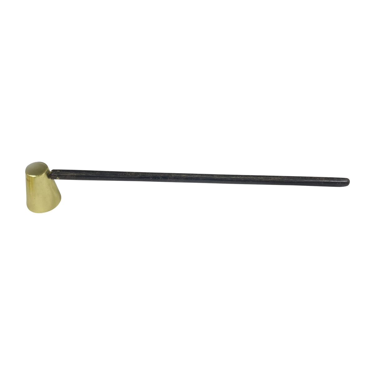 WOOD, 13" CANDLE SNUFFER, GOLD Candle Holders| Sagebrook Home