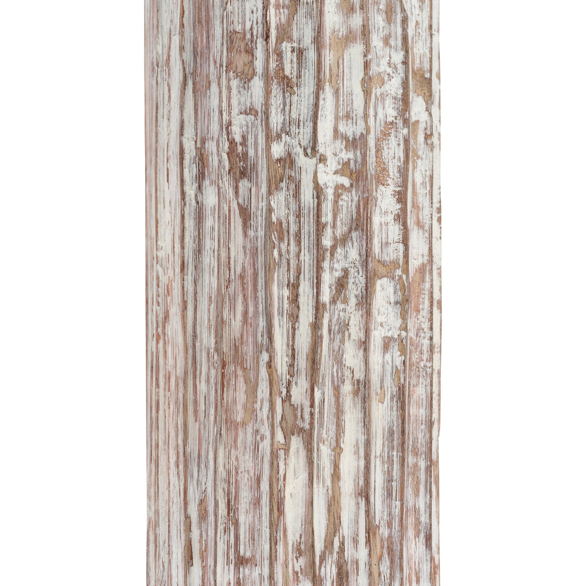 Wood, 14"H 2-Tone Textured Candle Holder, Brown Candle Holders| Sagebrook Home