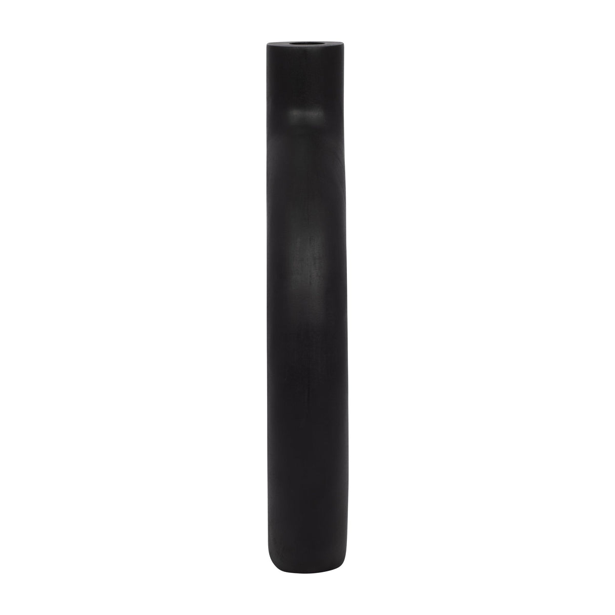 Wood, 14"H Cut-Out Vase, Black Vases and Jars| Sagebrook Home