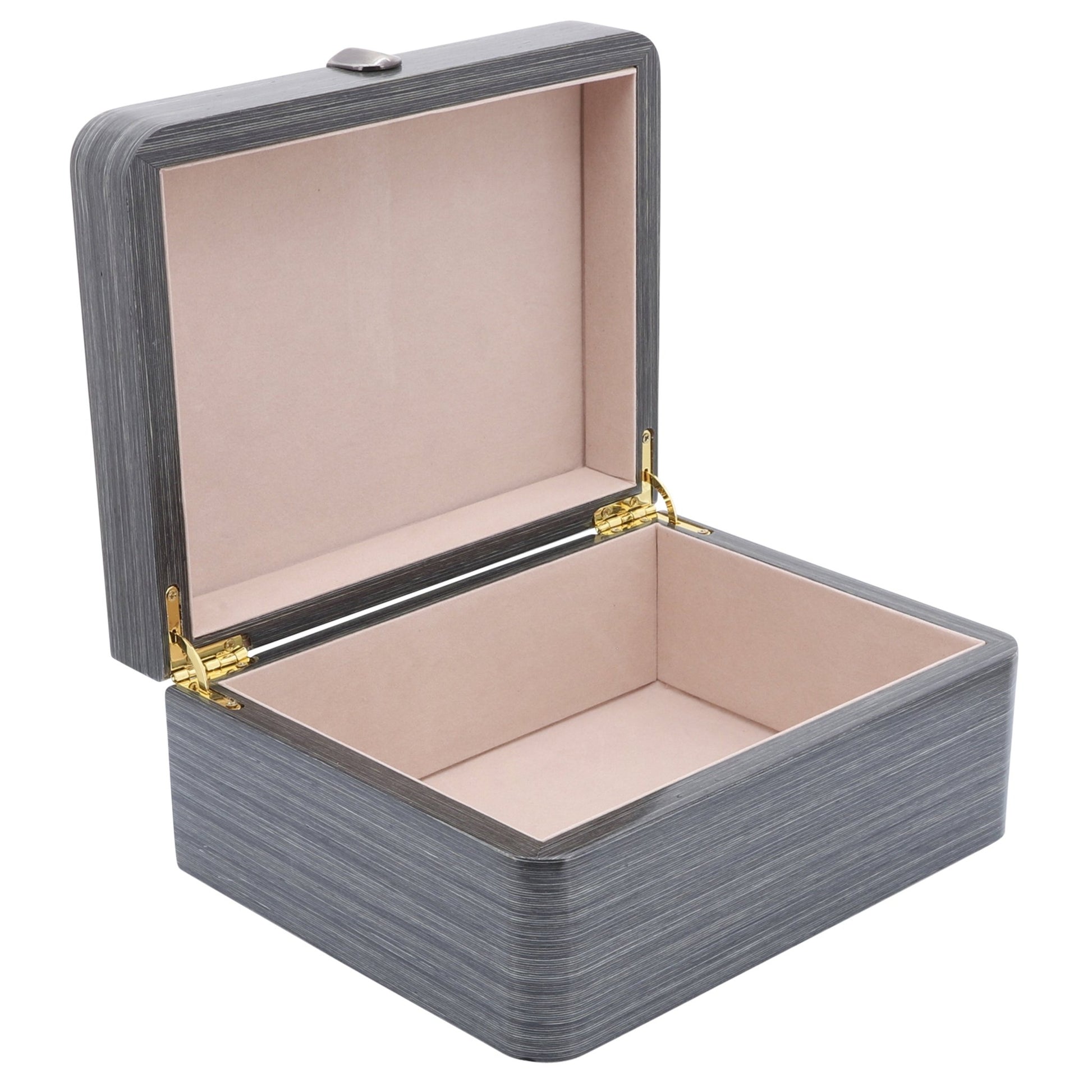 WOOD, 14X12 BUCKET W/LEATHER HANDLES, BROWN/WHT Box| Sagebrook Home