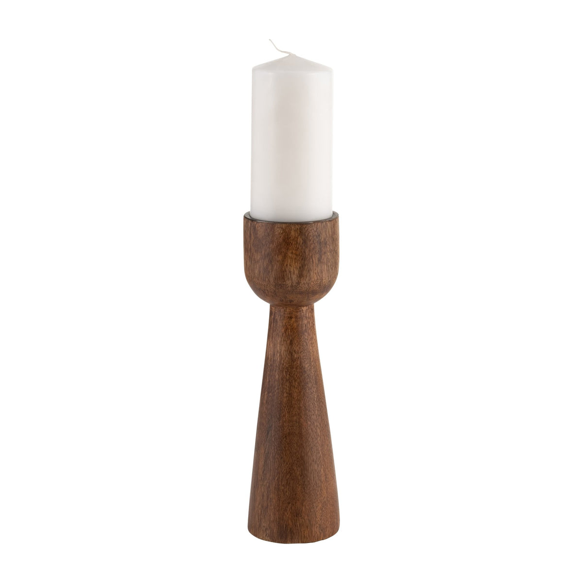 Wood, 15"H Candle Holder, Natural Candle Holders| Sagebrook Home