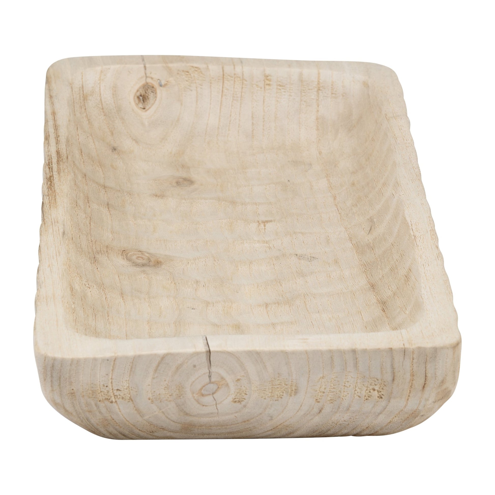 WOOD, 16" RECTANGULAR TRAY, NATURAL Tray| Sagebrook Home