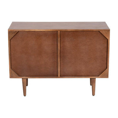 WOOD, 39"L 2 - DOOR SIDEBOARD, BROWN KD - Al Rugaib Furniture