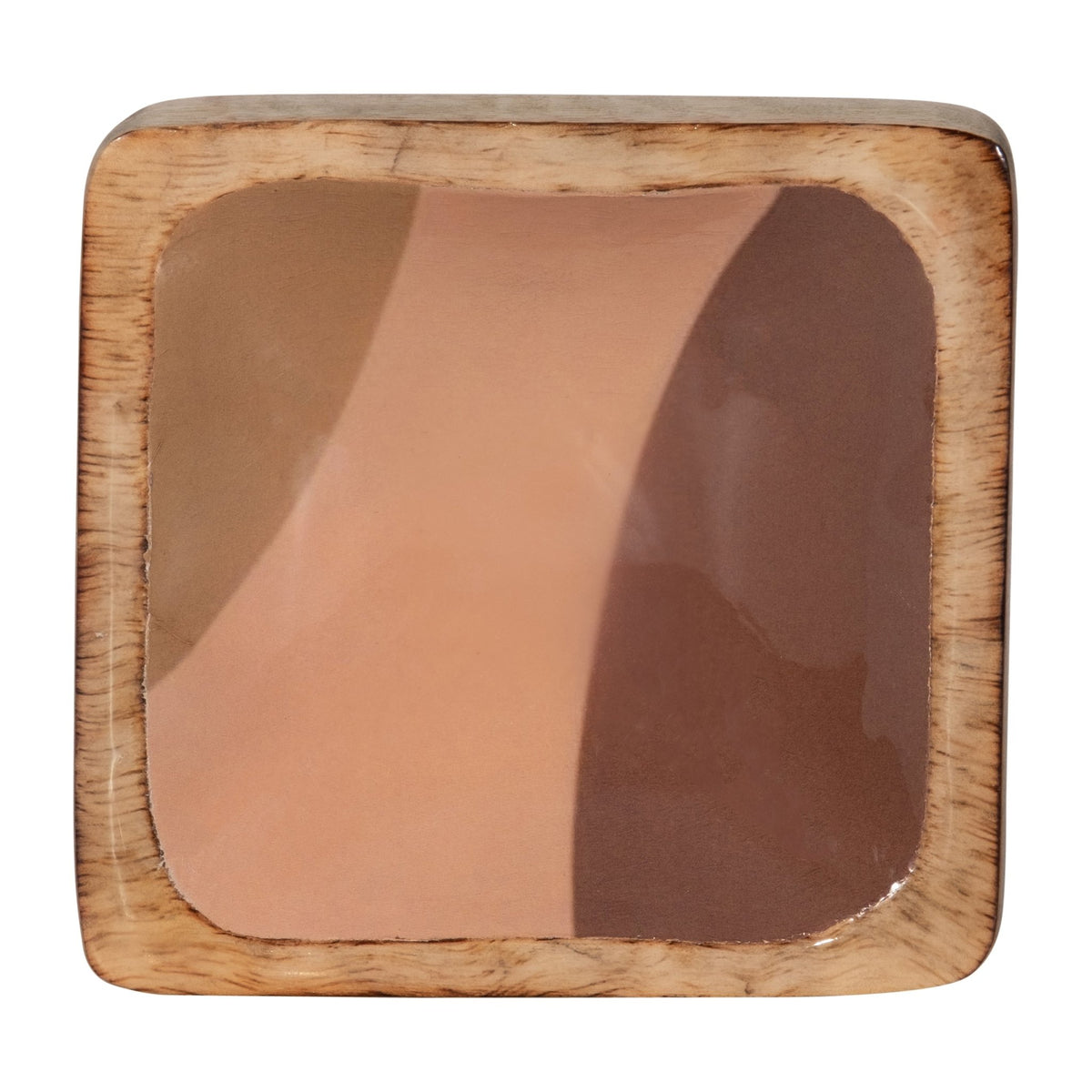 WOOD, 4" MID CENTURY TRINKET TRAY, MULTI Tray| Sagebrook Home
