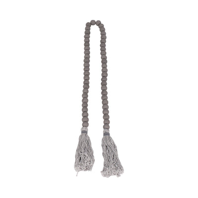 WOOD, 45"L BEADS, GRAY - Al Rugaib Furniture