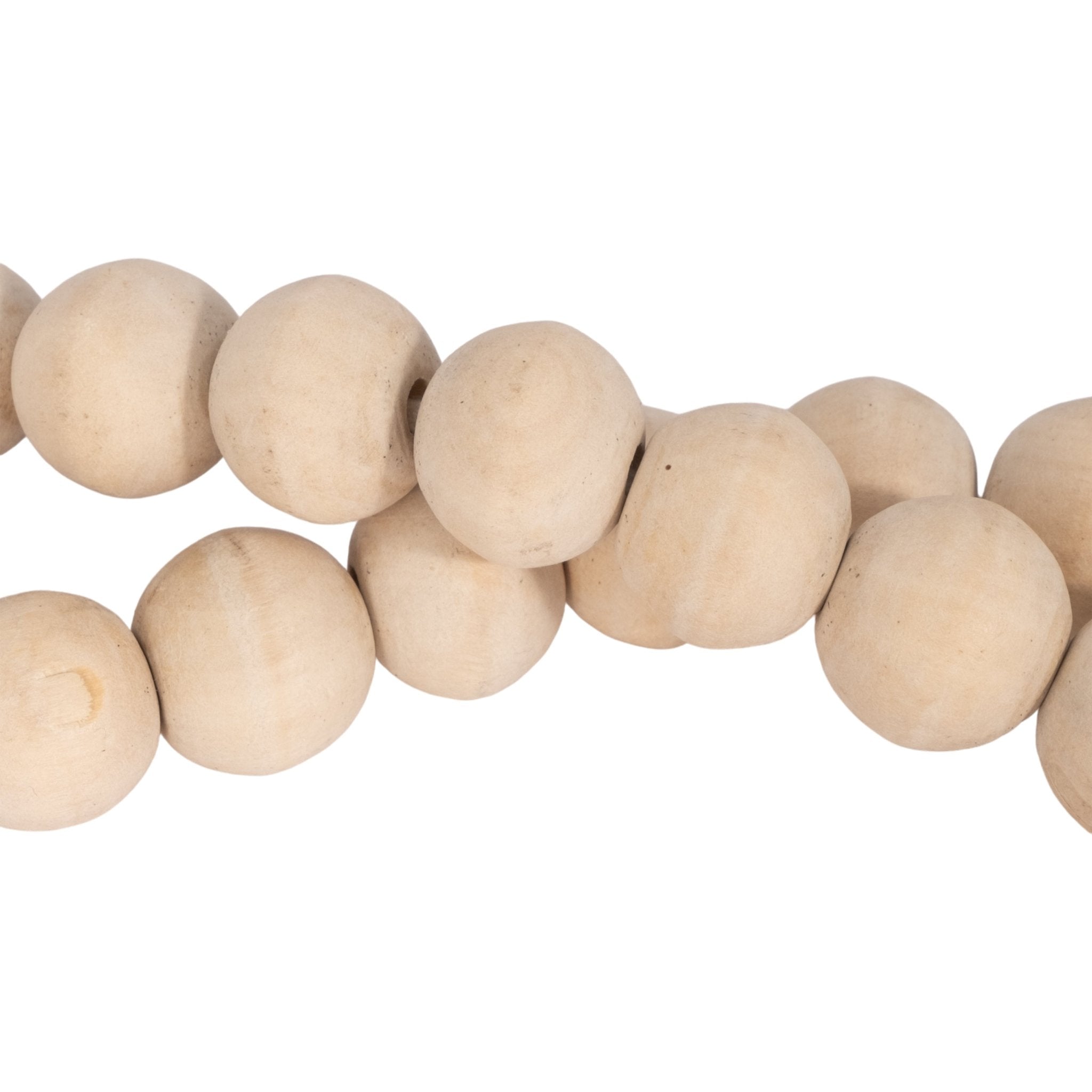 WOOD, 45"L BEADS, NATURAL | Sagebrook Home