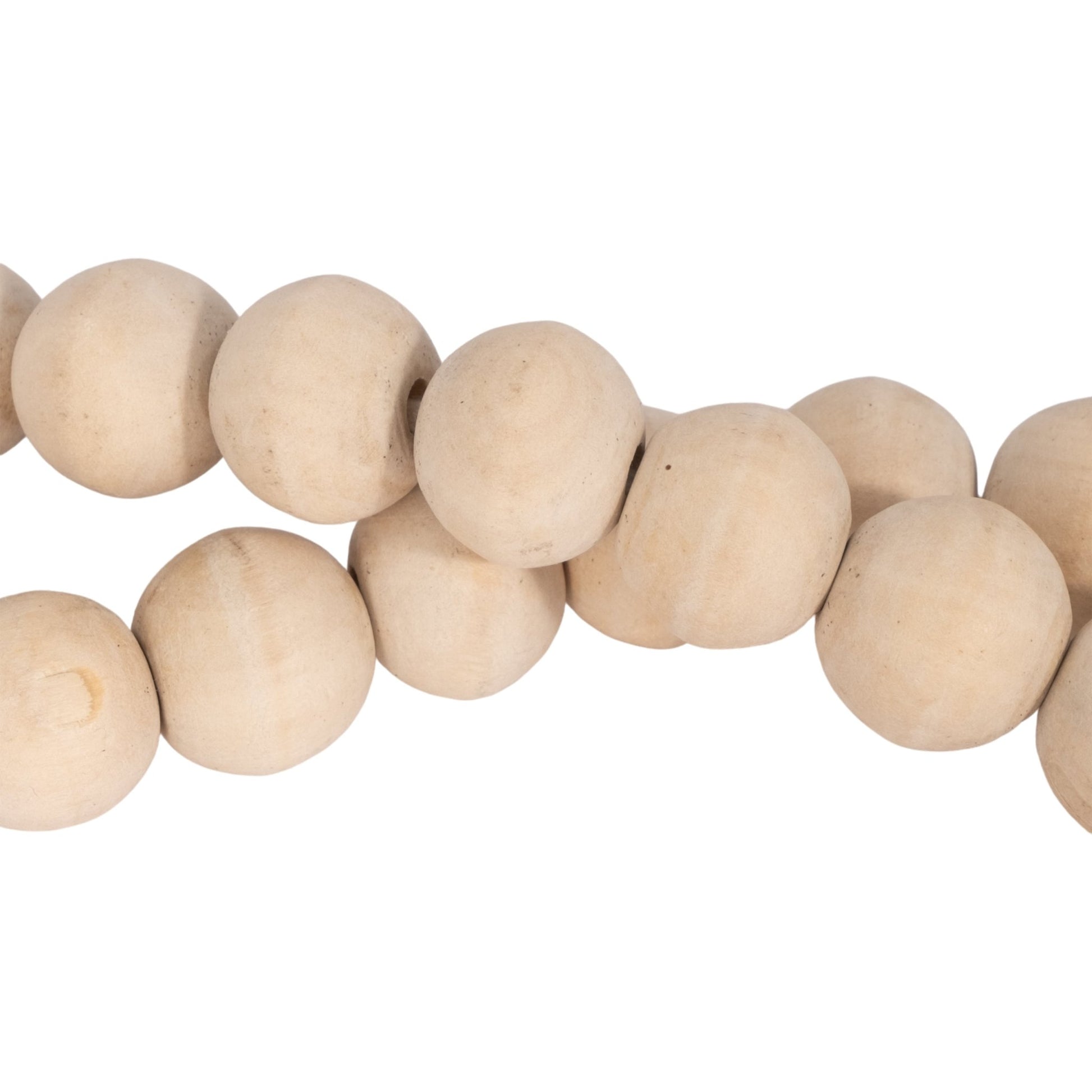 WOOD, 45"L BEADS, NATURAL | Sagebrook Home