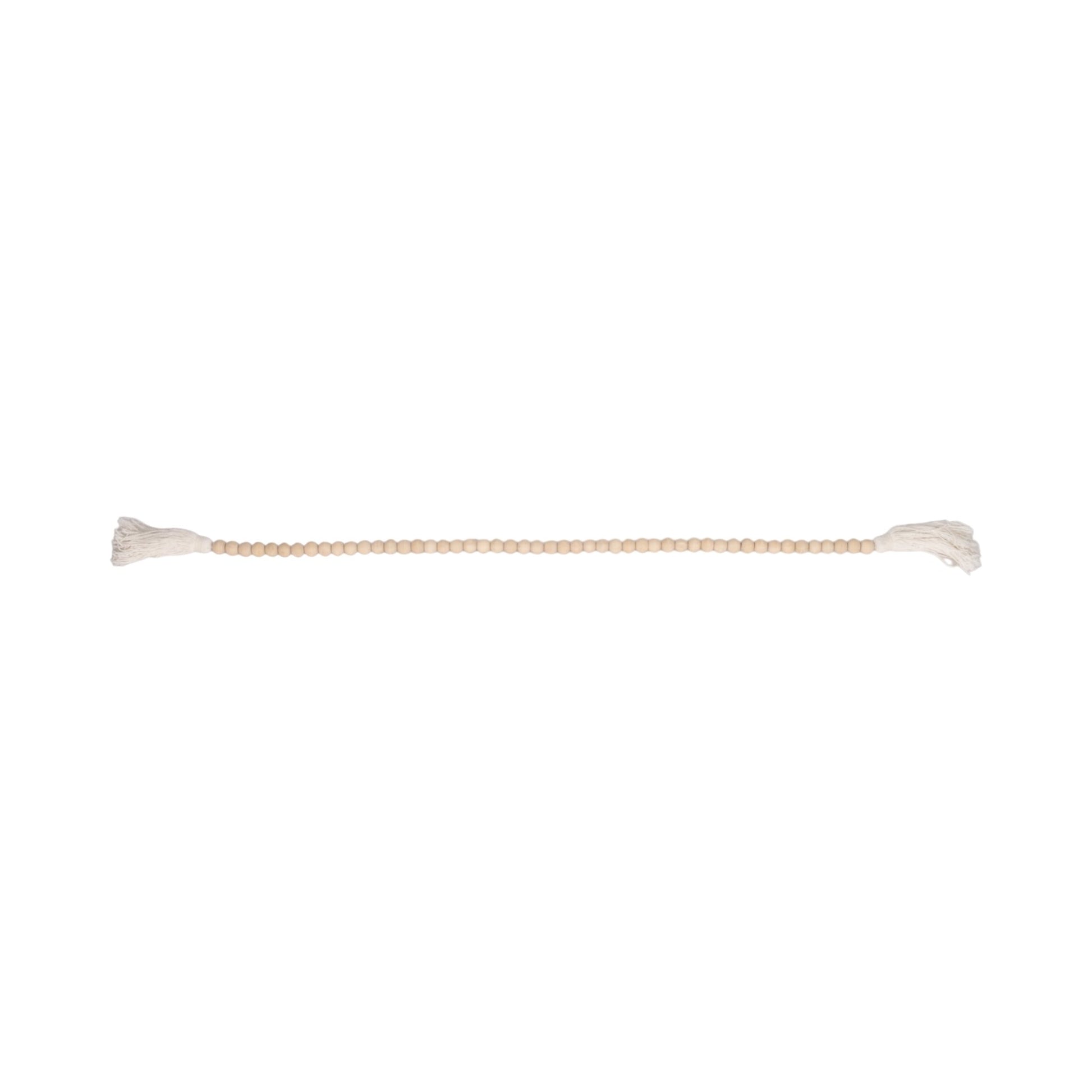 WOOD, 45"L BEADS, NATURAL | Sagebrook Home