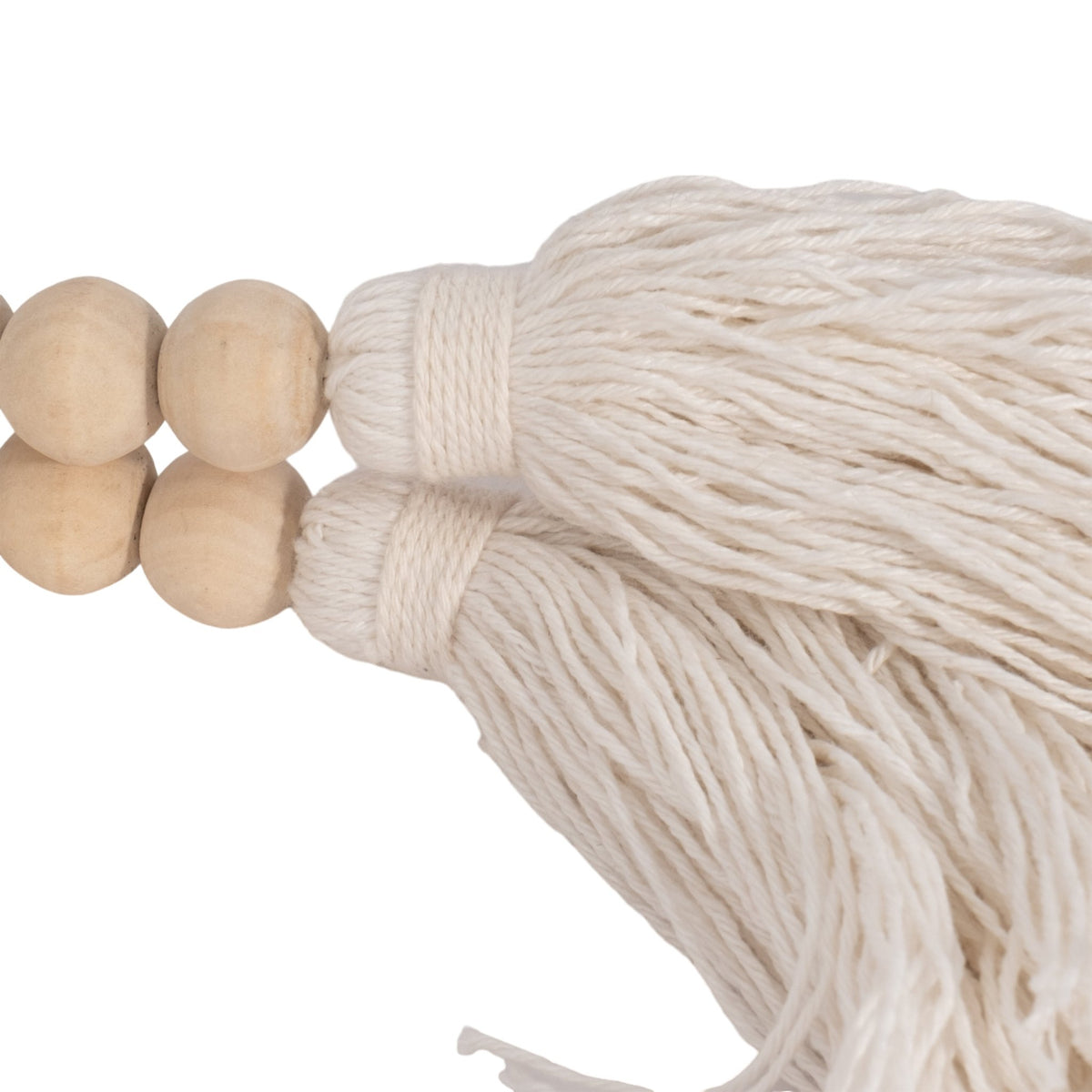 WOOD, 45"L BEADS, NATURAL | Sagebrook Home