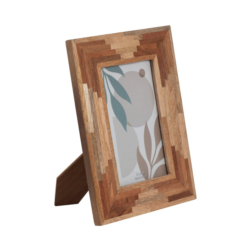 WOOD, 4X6 LAYERS PHOTO FRAME, NATURAL - Al Rugaib Furniture
