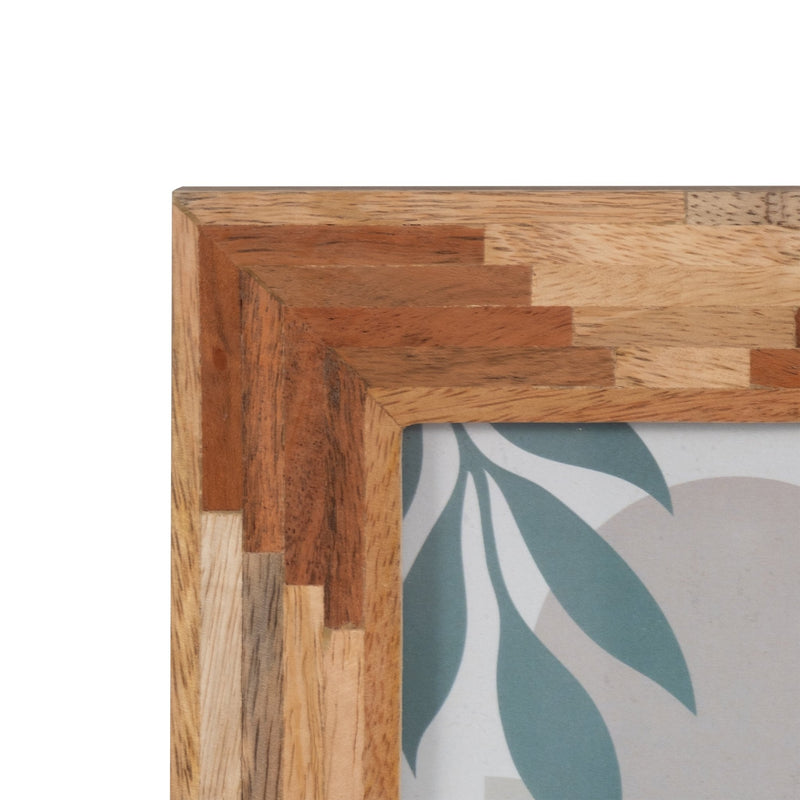 WOOD, 4X6 LAYERS PHOTO FRAME, NATURAL - Al Rugaib Furniture
